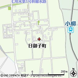 石川県白山市日御子町ロ17周辺の地図