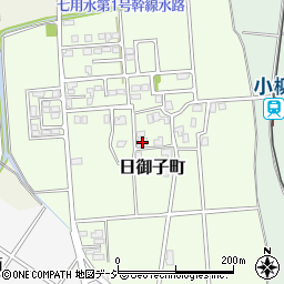 石川県白山市日御子町ロ14周辺の地図