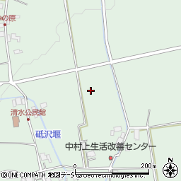 長野県大町市常盤清水周辺の地図