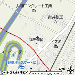 福光運輸美川倉庫周辺の地図