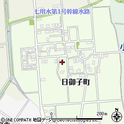 石川県白山市日御子町イ50周辺の地図