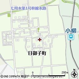 石川県白山市日御子町ロ18周辺の地図