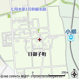 石川県白山市日御子町ロ周辺の地図