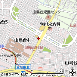 石川県白山市山島台周辺の地図