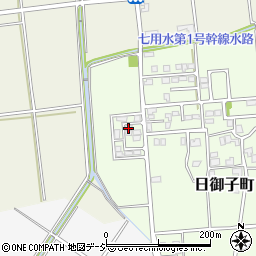 石川県白山市日御子町イ25周辺の地図