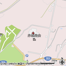 株式会社赤城商会　富士見工場周辺の地図