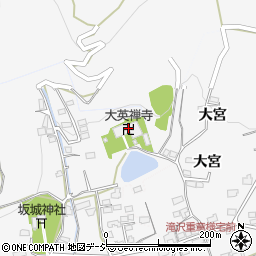 大英禅寺周辺の地図