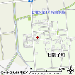 石川県白山市日御子町イ36周辺の地図