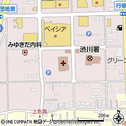 渋川市南部学校給食共同調理場周辺の地図
