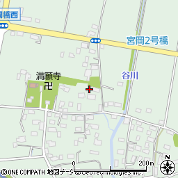 栃木県河内郡上三川町東汗1108周辺の地図