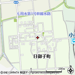 石川県白山市日御子町ロ8周辺の地図