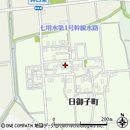 石川県白山市日御子町イ52周辺の地図