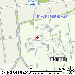 石川県白山市日御子町イ34周辺の地図