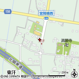 栃木県河内郡上三川町東汗1021周辺の地図