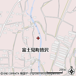 群馬県前橋市富士見町皆沢204-4周辺の地図