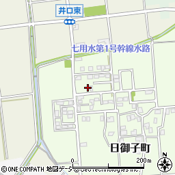 石川県白山市日御子町イ33周辺の地図