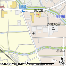 桜沢タイヤー修理工場周辺の地図