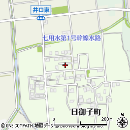 石川県白山市日御子町イ54周辺の地図