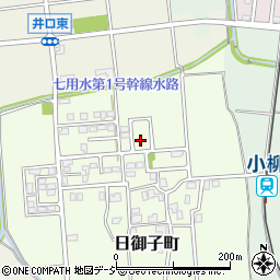 石川県白山市日御子町ロ4周辺の地図