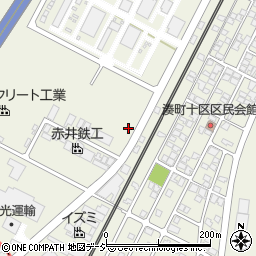 石川県白山市湊町丙周辺の地図