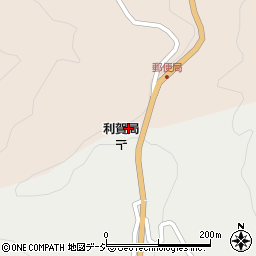 野原工業株式会社　利賀営業所周辺の地図