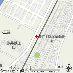 石川県白山市湊町丙6周辺の地図