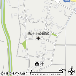 西汗下公民館周辺の地図