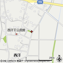栃木県河内郡上三川町西汗742周辺の地図