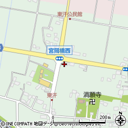 栃木県河内郡上三川町東汗1055周辺の地図