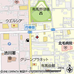 まねきねこ渋川店周辺の地図