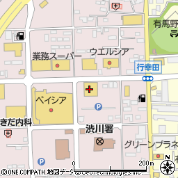 オートアールズ渋川店周辺の地図