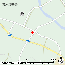 栃木県芳賀郡茂木町飯1749周辺の地図