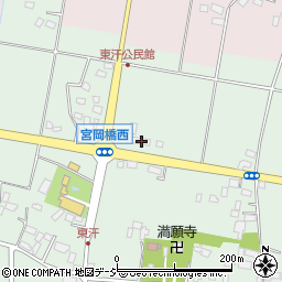 栃木県河内郡上三川町東汗1057周辺の地図