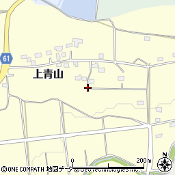 茨城県東茨城郡城里町上青山周辺の地図