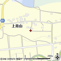 茨城県城里町（東茨城郡）上青山周辺の地図