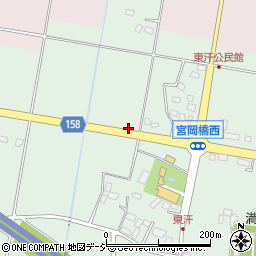 栃木県河内郡上三川町東汗842-5周辺の地図