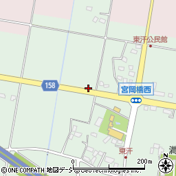 栃木県河内郡上三川町東汗842周辺の地図