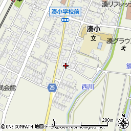石川県白山市湊町カ周辺の地図