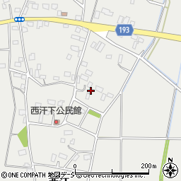 栃木県河内郡上三川町西汗740周辺の地図