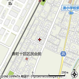 石川県白山市湊町乙周辺の地図
