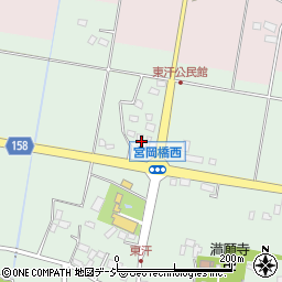 栃木県河内郡上三川町東汗978-2周辺の地図