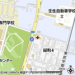 栃木日産おもちゃのまち店周辺の地図