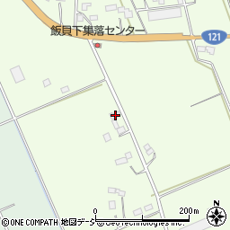 栃木県真岡市飯貝196周辺の地図