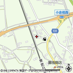 栃木県栃木市西方町金崎593-1周辺の地図