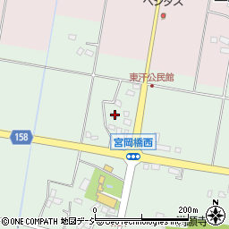 栃木県河内郡上三川町東汗976周辺の地図