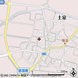 石川県能美郡川北町土室ナ58周辺の地図