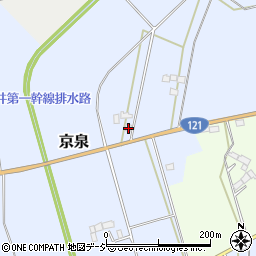 栃木県真岡市京泉2571周辺の地図