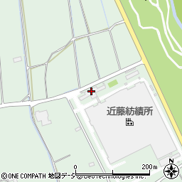 株式会社近藤紡績所　大町工場周辺の地図