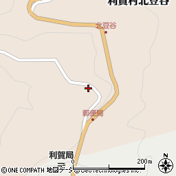 富山県南砺市利賀村北豆谷117周辺の地図