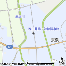 栃木県真岡市京泉2197-13周辺の地図